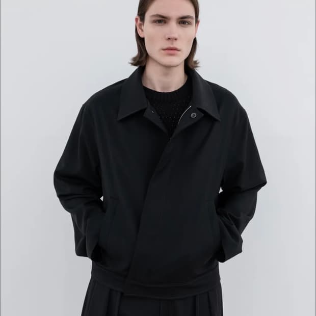 인사일런스 울 크롭 자켓 M