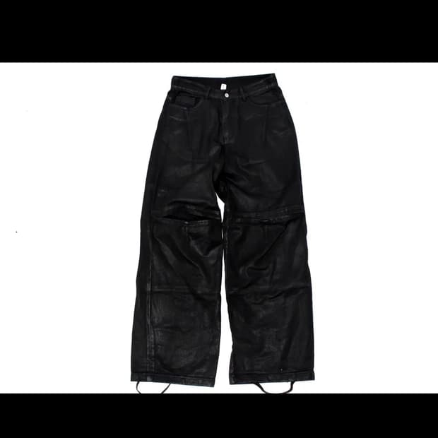 구합니다 스키즘인듀싱 코티드 와이드팬츠