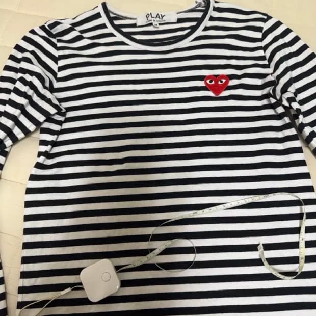 꼼데가르송 롱슬리브 검정