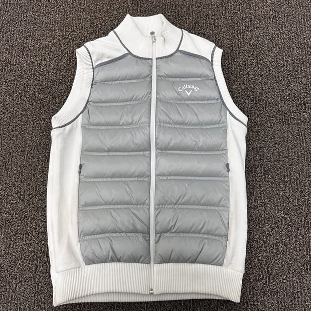 캘러웨이 여성 골프웨어 구스다운 패딩 조끼 100사이즈