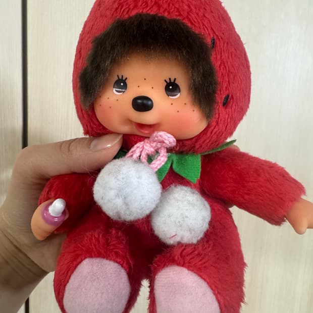 몬치치 딸기 인형