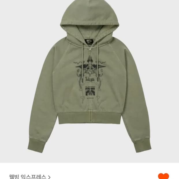 웰빙 익스프레스 후드집업