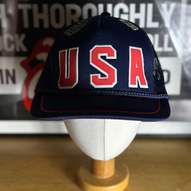 빈티지 1988 올림픽 USA 메쉬캡 모자