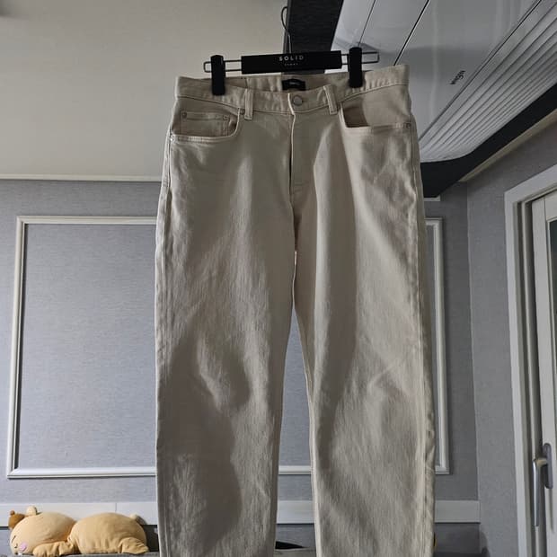 [거의 새것] 띠어리 Thory 화이트 데님 팬츠 바지 32