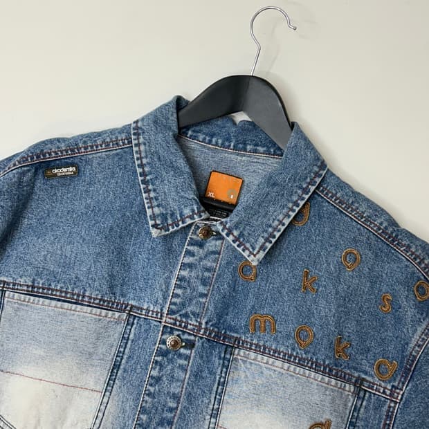 Akademiks 아카데믹스 올드스쿨 데님자켓