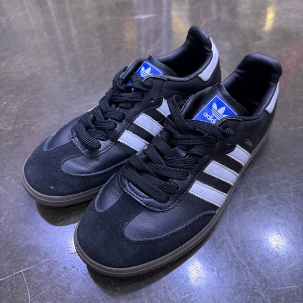 아디다스 OG 삼바 스니커즈 블랙 화이트 검 240