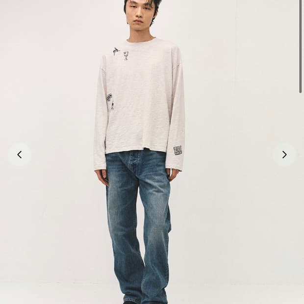 서피스에디션 스트레이트 데님 팬츠 L팝니다.