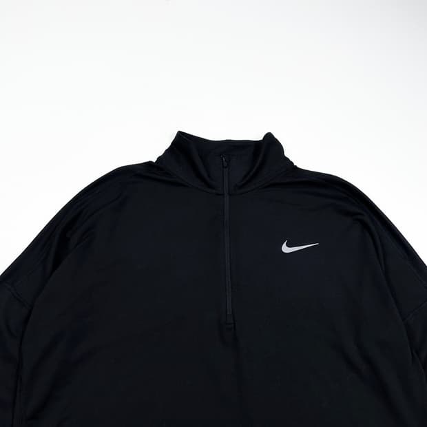나이키 스우시 런닝 블랙 반집업 쉘탑 (XL 여성추천)