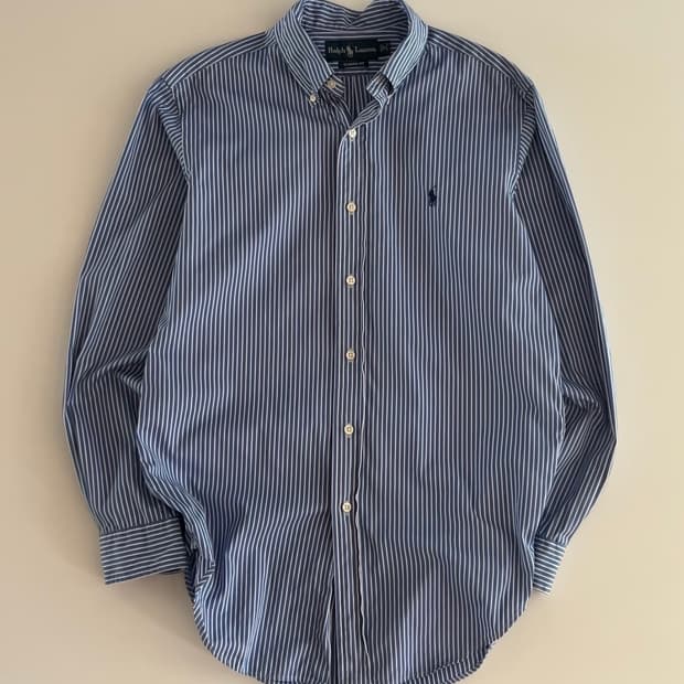 폴로 랄프로렌 블루 스트라이프 셔츠 15