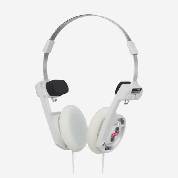 Supreme x Koss Portapro Headphones White
