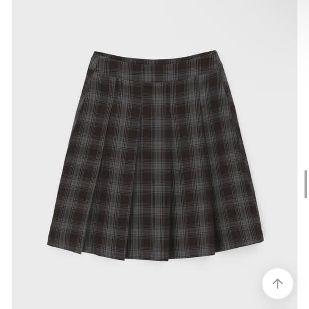 블랙업 체크스커트