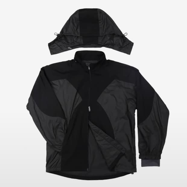 오호스 워치홀 바람막이 블랙 2사이즈