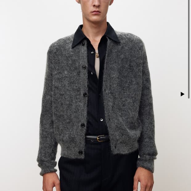 토니웩 모헤어 가디건 L