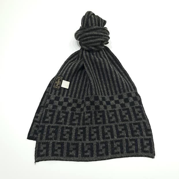 MX320 펜디 진스 FF 모노스램 울 목도리 머플러