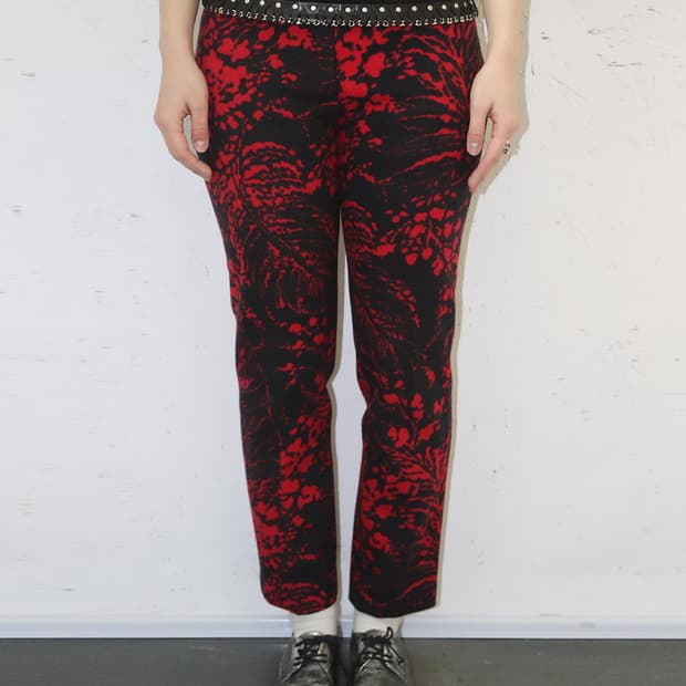 크리스토퍼 르메르 90s 네이처 패턴 울 트라우저