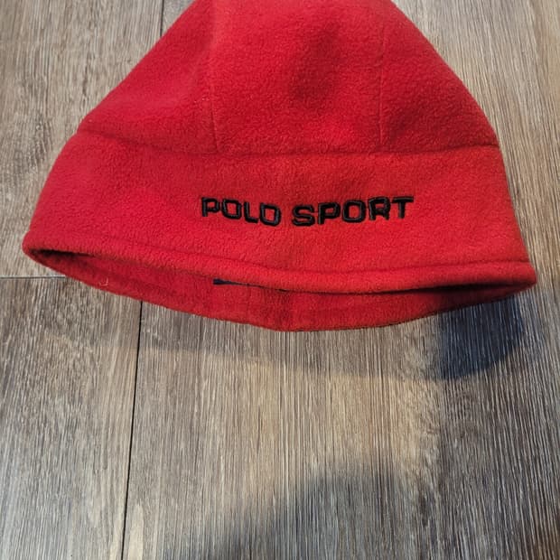 폴로 스포츠 랄프로렌 플리스 비니 - 레드