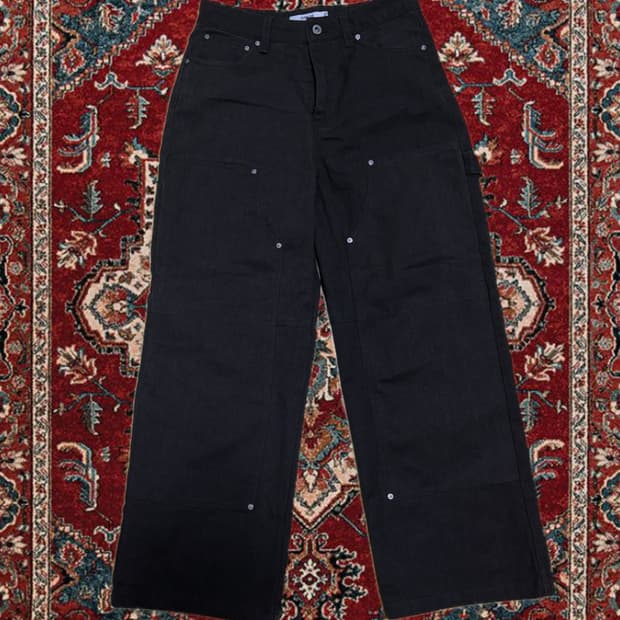 Brown Double-knee work pants