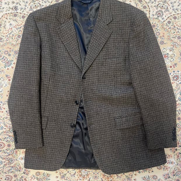 브룩스브라더스 건클럽 트위드 자켓