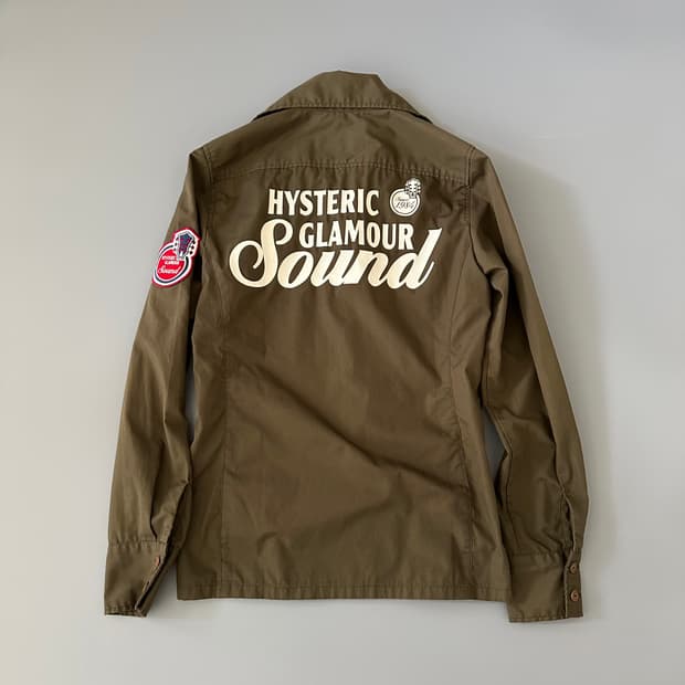 히스테릭글래머 hysteric glamour 로고 셔츠