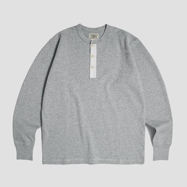 [새제품] 브론슨 헨리넥 그레이XXL