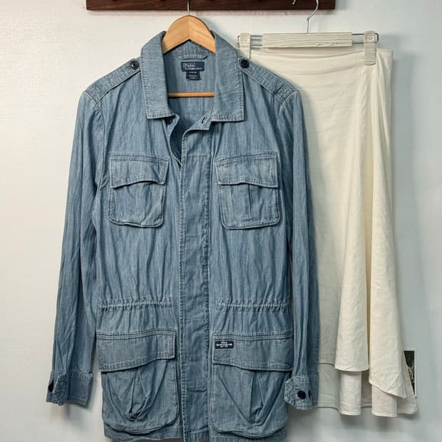 폴로 데님 필드자켓/O76