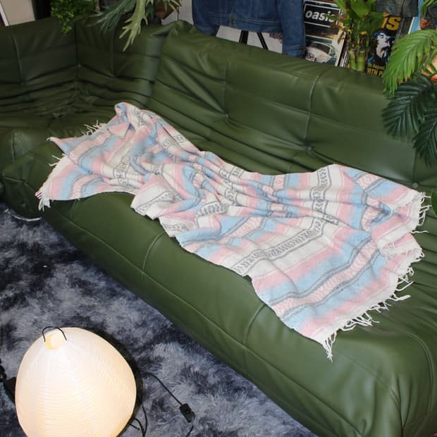 90s Mexican Serape Blanket