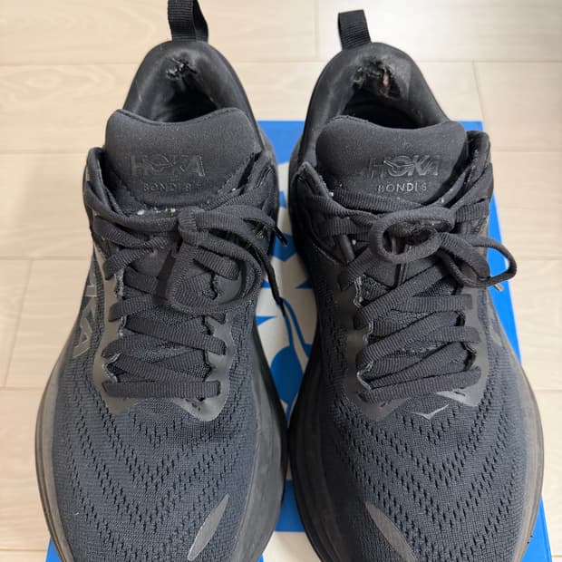 호카 본디8 와이드 블랙 245mm