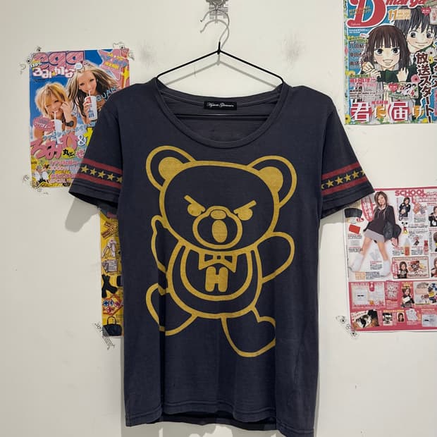 Hysteric Glamour Fuck Bear Short-sleeve 
