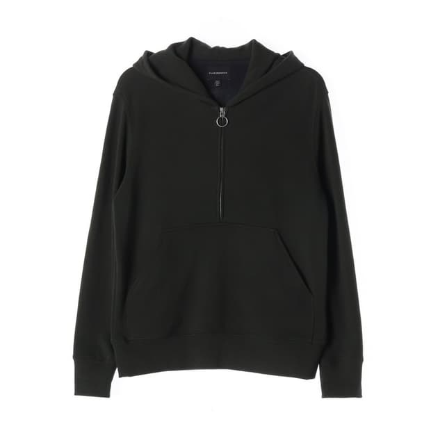 클럽모나코 하프 집업 기모 후드티 S