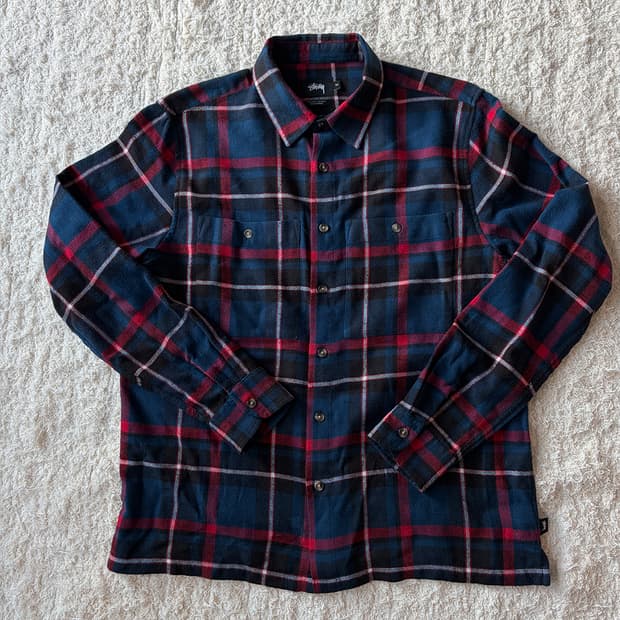 스투시 체크 셔츠