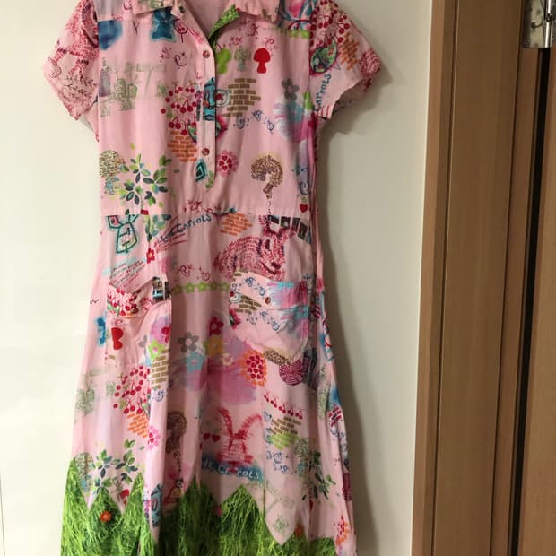 오일릴리 패턴 셔츠 원피스 휴가룩 여행룩 바캉스 휴양지 롱 핑크 하객룩