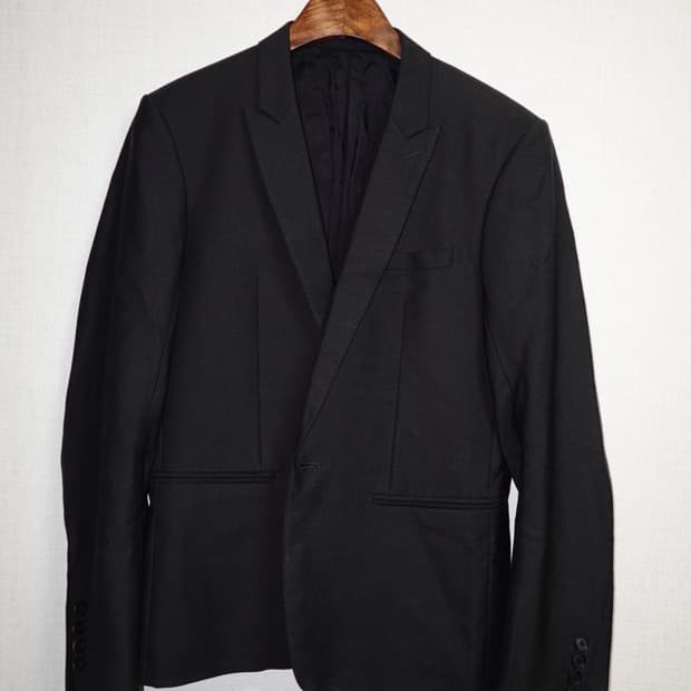 LAD MUSICIAN WOOL GABARDINE 1B JACKET