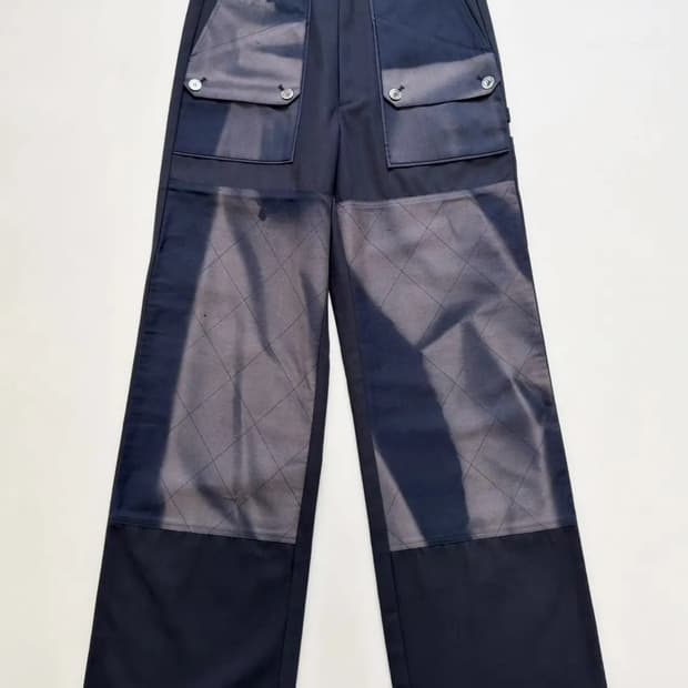 지용킴 22AW 더블니 팬츠 S