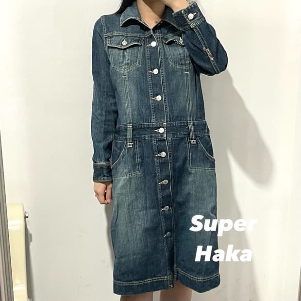 슈퍼하카 데님 원피스