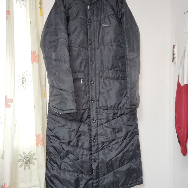 얇은 양면 솜패딩 롱패딩 77