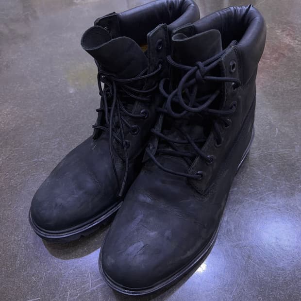 팀버랜드 워터프루프 누벅 워커부츠 블랙 275