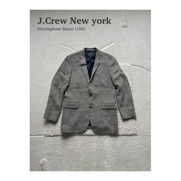 제이크루 뉴욕 헤링본 블레이저 (105)