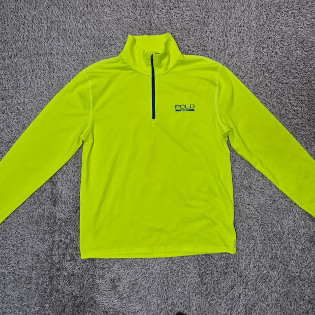 폴로 랄프로렌 스포츠 남성 하프 집업티 M