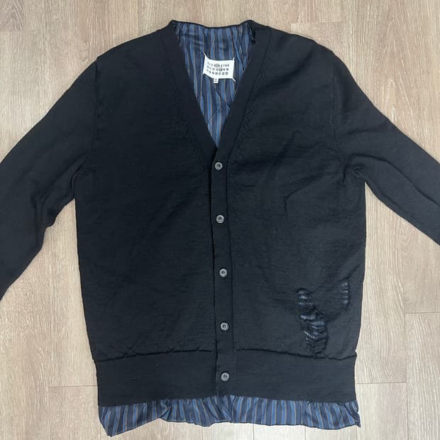 마르지엘라 디스트레스드 가디건 L 사이즈