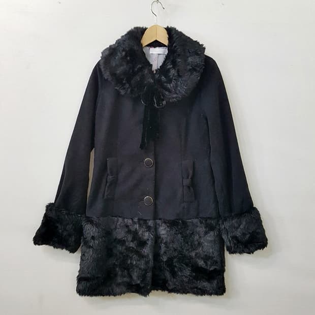 Deary 하프코트 블랙