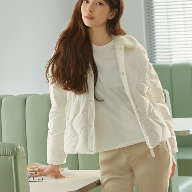 77사이즈) K2 케이투 실크스타 프리제 구스 다운 핑크색 경량패딩