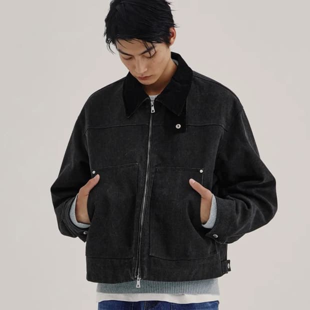 키뮤어 빈티지 워크 자켓 패딩 ver