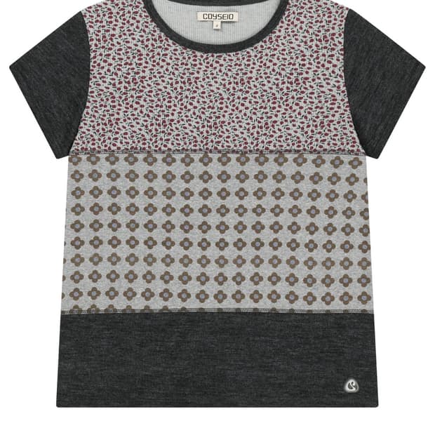 구해요) 코이세이오 플라워 패치워크 티셔츠 2사이즈 구해요