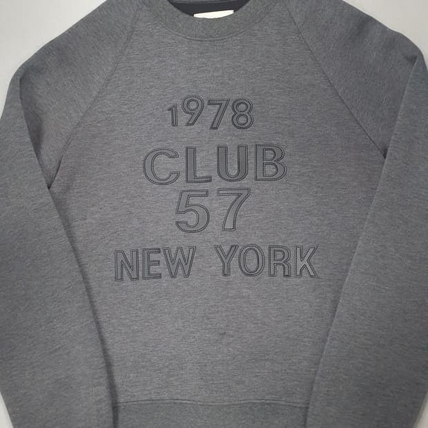 브루하하 1978 클럽 맨투맨 회색 