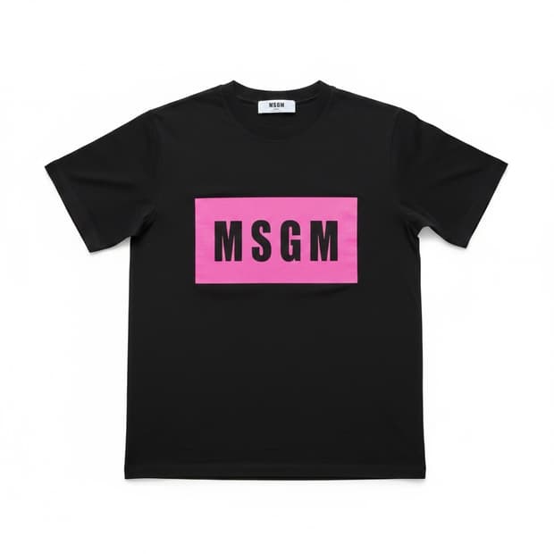 MSGM 반팔티 블랙 S