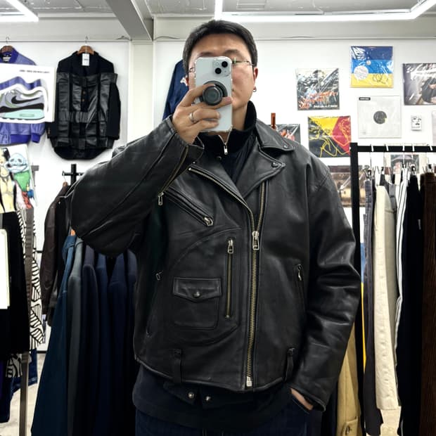 90's Eurox 모터사이클 자켓