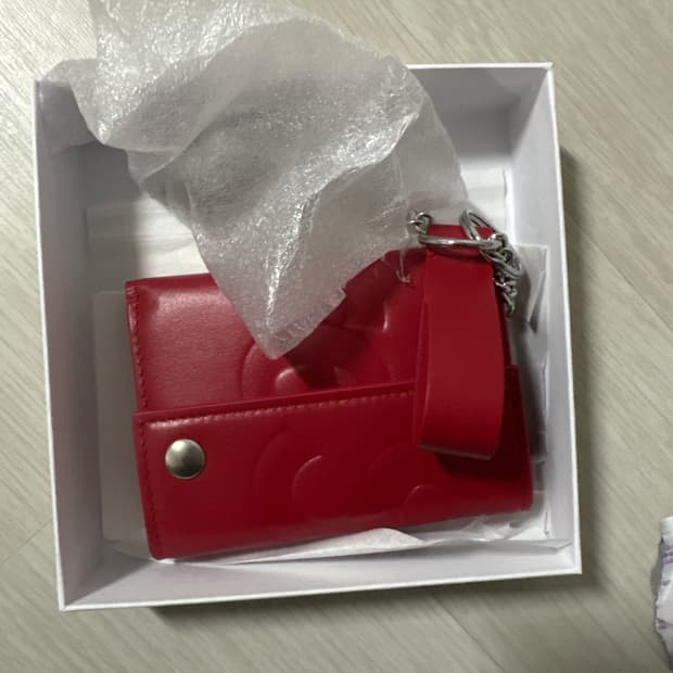 레더 체인월렛 슈프림