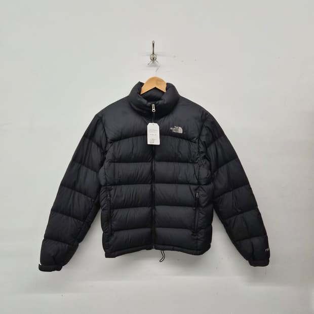 노스페이스 블랙 패딩 점퍼 남녀공용 S