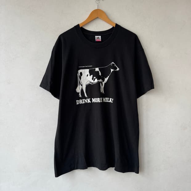 90s Drink More Milk 티셔츠