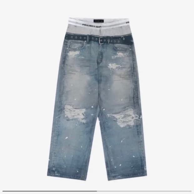 프로젝트gr 데님 팬츠